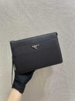 精品仿製 Prada2VF032 Saffiano皮革男士手包