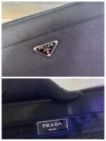 精品仿製 Prada2VF032 Saffiano皮革男士手包