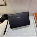 精品仿製 Prada2VF032 Saffiano皮革男士手包