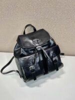 頂級原單 Prada1BZ811B 油蠟小牛皮雙肩背包