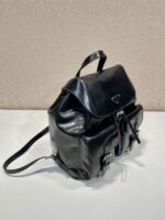 頂級原單 Prada1BZ811B 油蠟小牛皮雙肩背包