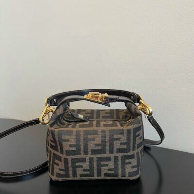 FendiVintage中古老花便當包 016 復古慵懶小方包