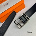 愛馬仕A貨雙面皮帶方扣設計32mm經典百搭商務休閒精品風格