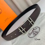 愛馬仕高仿雙面皮帶方扣設計32mm經典款商務百搭高端精品風格