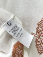 愛馬仕A貨針織短袖圖騰刺繡設計高端質感百搭優雅精品風格