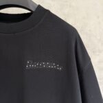 Balenciaga高仿短袖T恤極簡字樣設計寬鬆版型百搭休閒街頭時尚風格
