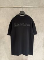 Balenciaga高仿短袖T恤極簡字樣設計寬鬆版型百搭休閒街頭時尚風格