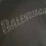 Balenciaga高仿短袖T恤極簡字樣設計寬鬆版型百搭休閒街頭時尚風格