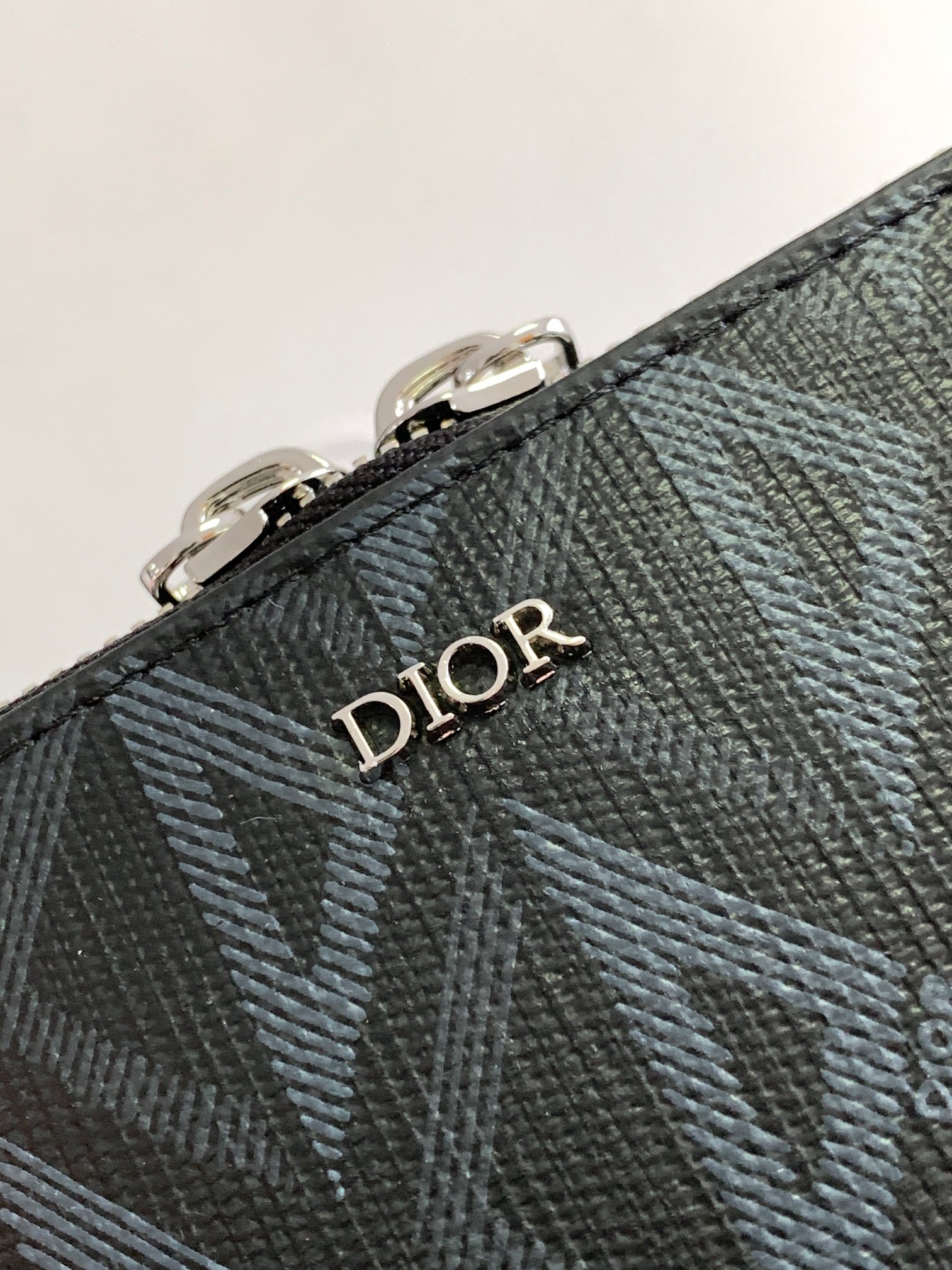 Dior 高仿 幾何印花迷你斜背包 百搭輕便 男士精品小包