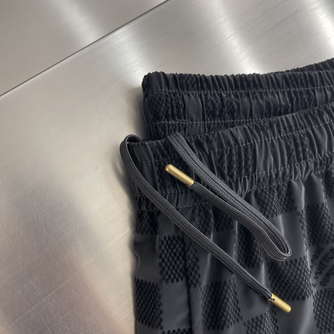 LV高仿丹寧刺繡Logo短袖T恤潮流寬鬆百搭男裝