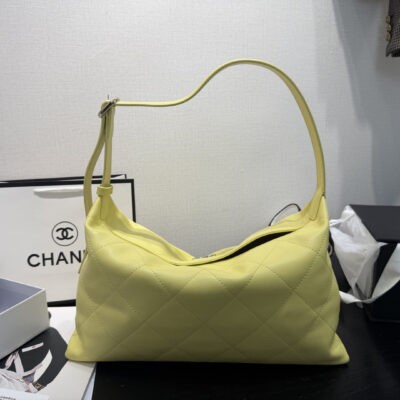 Chanel頂級原單菱格肩背包亮色法式設計高級感精品女包