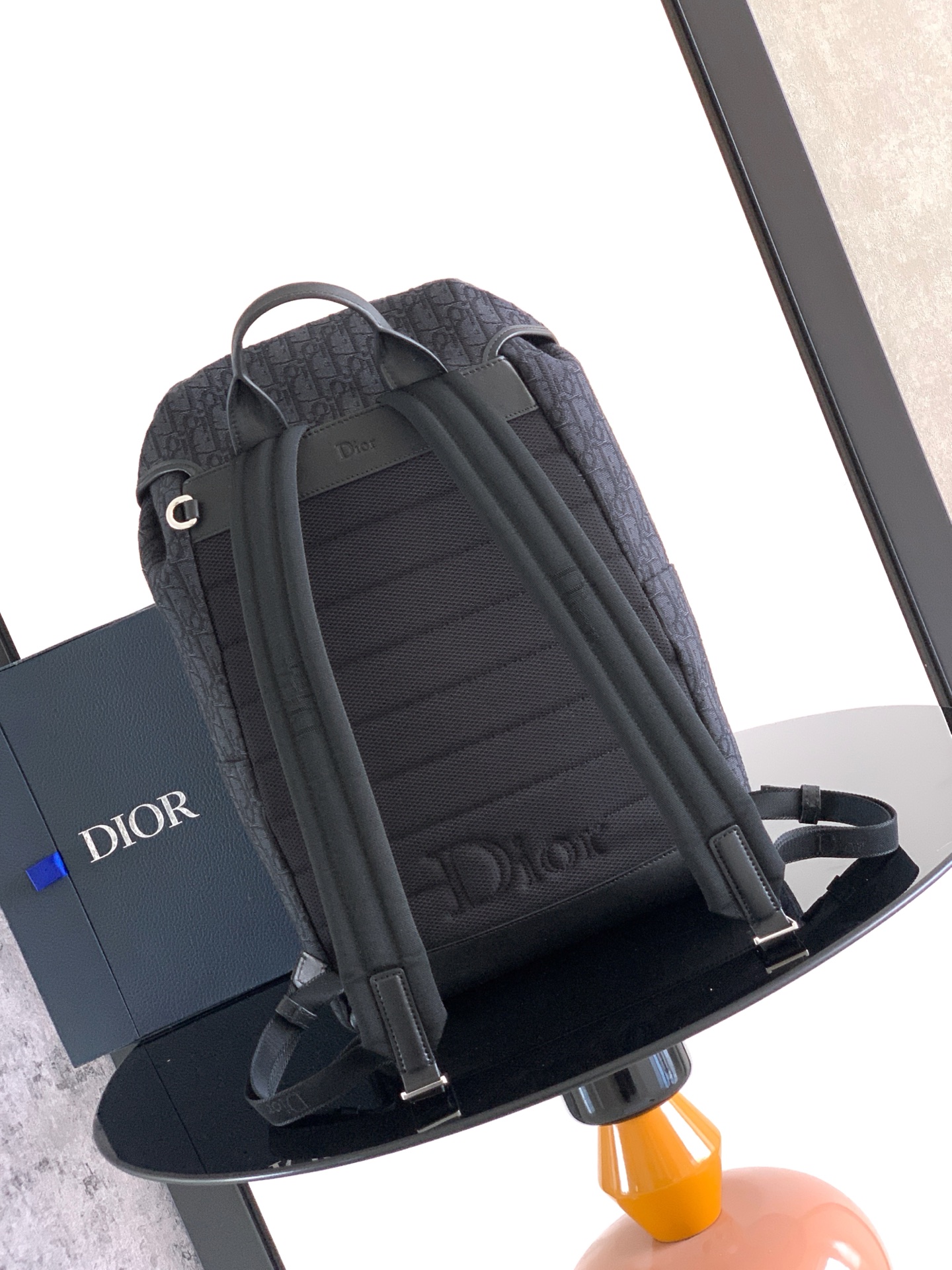 Dior 精緻版 Oblique雙扣後背包 人氣百搭 都會輕奢1DBBA259YUS