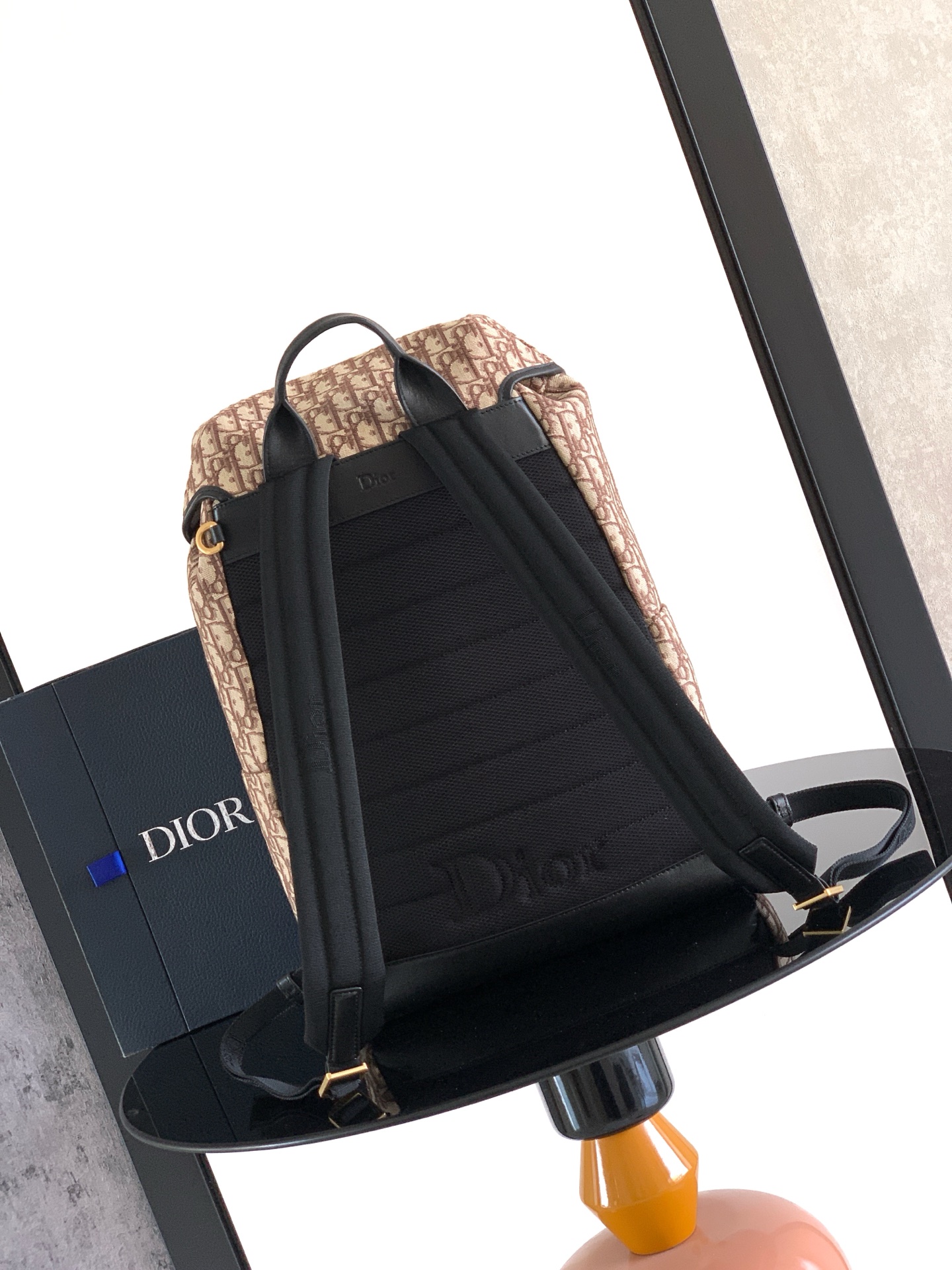 Dior 精緻版 Oblique緹花後背包 新款人氣 法式奢華1DBBA259YUS