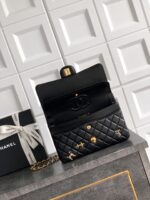 CHANEL高仿徽章菱格鏈條翻蓋包復古百搭小香風精品肩背包