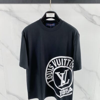 LV一比一短袖T恤1854大Logo潮流百搭2026精品時尚男裝