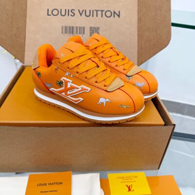 Louis Vuitton 精緻版 LV 動物印花運動鞋 活力新款 街頭時尚