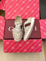 Gucci 精緻版 雕花沖孔織帶休閒鞋 百搭質感款 都會輕奢