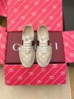Gucci 精緻版 雕花沖孔織帶休閒鞋 百搭質感款 都會輕奢