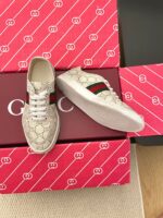 Gucci 精緻版 雕花沖孔織帶休閒鞋 百搭質感款 都會輕奢