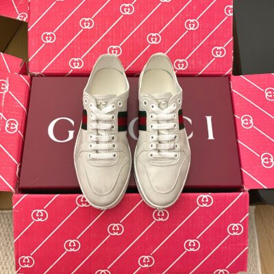 Gucci 精緻版 經典織帶休閒運動鞋 耐看百搭款 都會輕奢