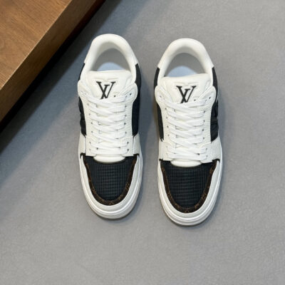 Louis Vuitton 精緻版 LV Trainer 拼接運動鞋 百搭新款 都會輕奢
