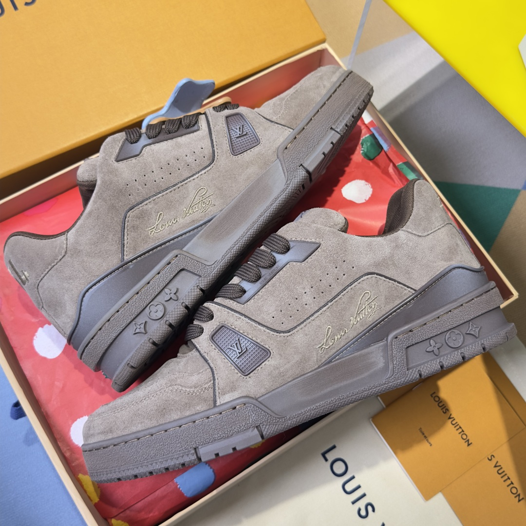 Louis Vuitton 原單 LV Trainer 麂皮運動鞋 人氣質感 街頭時尚