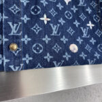 Louis Vuitton 精緻版 丹寧短袖襯衫 新款百搭 街頭時尚