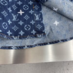Louis Vuitton 精緻版 丹寧短袖襯衫 新款百搭 街頭時尚