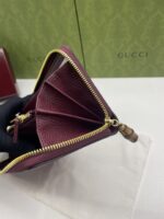 Gucci 一比一 荔枝紋拉鍊長夾 經典優雅款 都會輕奢739499