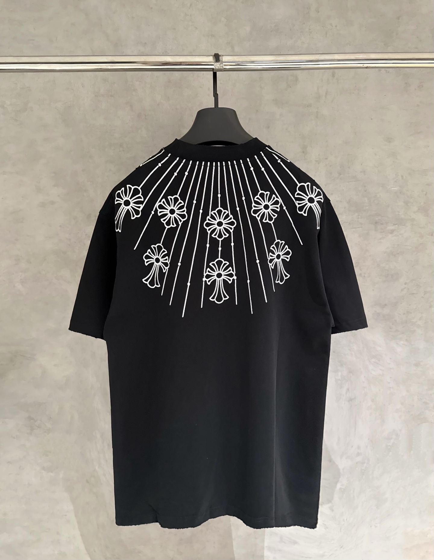 Chrome Hearts 精緻版 花卉十字印花短袖T恤 百搭耐看 街頭時尚
