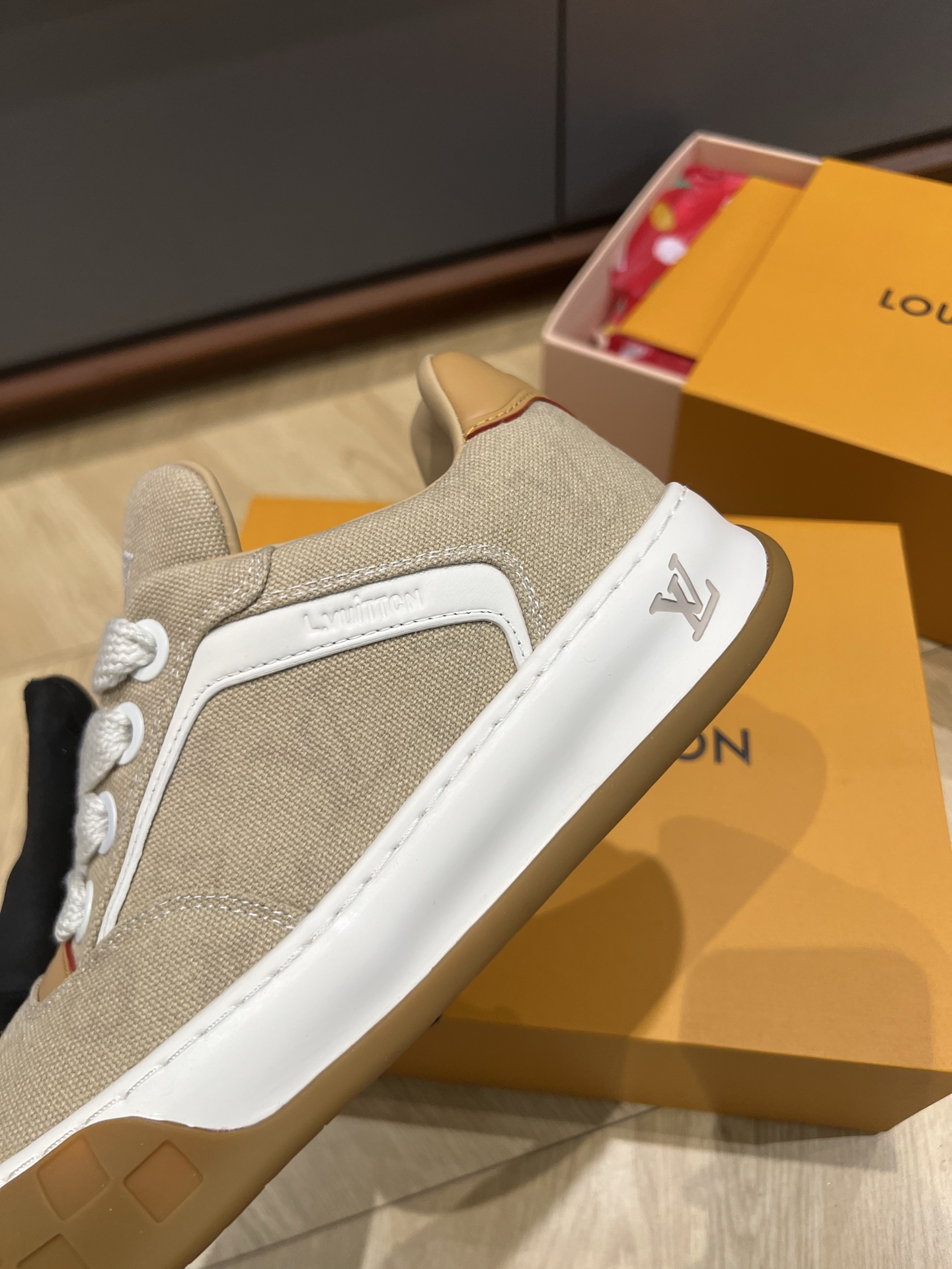 Louis Vuitton 復刻版 LV Trainer 帆布運動鞋 百搭新款 日系簡約