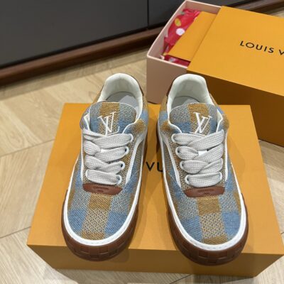 Louis Vuitton 精緻版 LV Trainer 棋盤格運動鞋 限定質感 都會輕奢