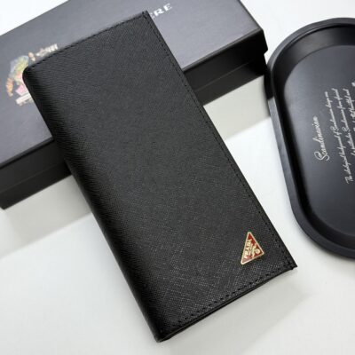Prada 精緻版 三角標誌長夾 人氣質感 都會輕奢