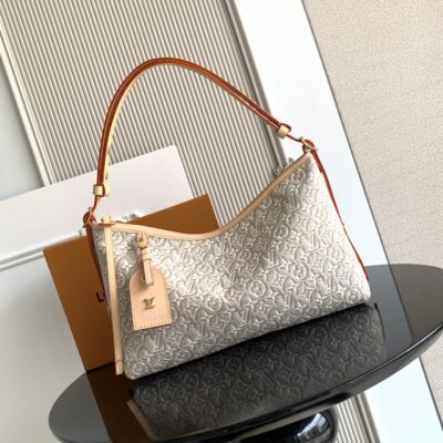Louis Vuitton 精緻版 Monogram 壓紋腋下肩背包 優雅耐看 日系簡約M2A136