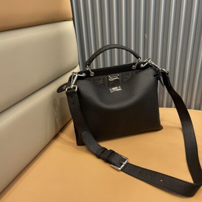Fendi 精品仿製 Peekaboo 迷你手提包 新款優雅 都會輕奢