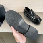 PRADA 精緻版 黑色樂福鞋 百搭限定 質感佳 都會輕奢