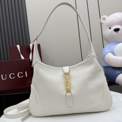 Gucci 精緻版 Jackie 肩背包 新款優雅 法式奢華863137