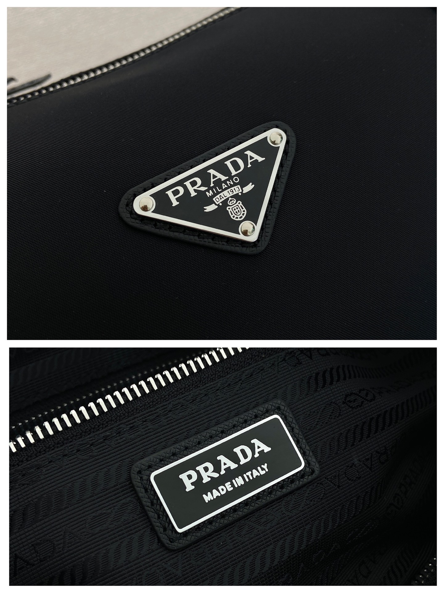 Prada 精緻版 尼龍圓筒斜背包 百搭質感佳 都會輕奢1BB154