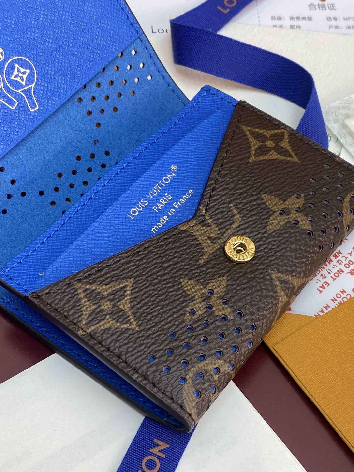 Louis Vuitton Monogram 復刻男士短夾 經典老花圖案 多卡位折疊錢包 精品皮夾