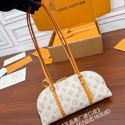 Louis Vuitton 精緻版 Papillon 半月肩背包 優雅百搭 法式奢華M2A457