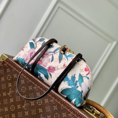 Louis Vuitton 精緻版 花卉印花迷你手提包 清新設計 新款 法式奢華M29185