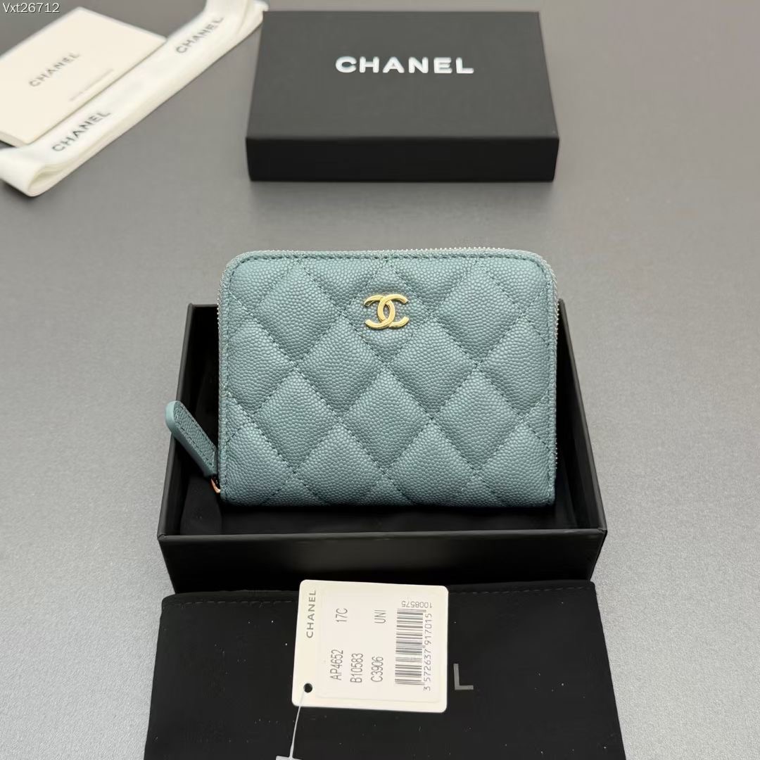香奈兒 CHANEL 零錢包 原單 新款細節到位 菱格紋設計品質細緻耐用奢華風收納精品