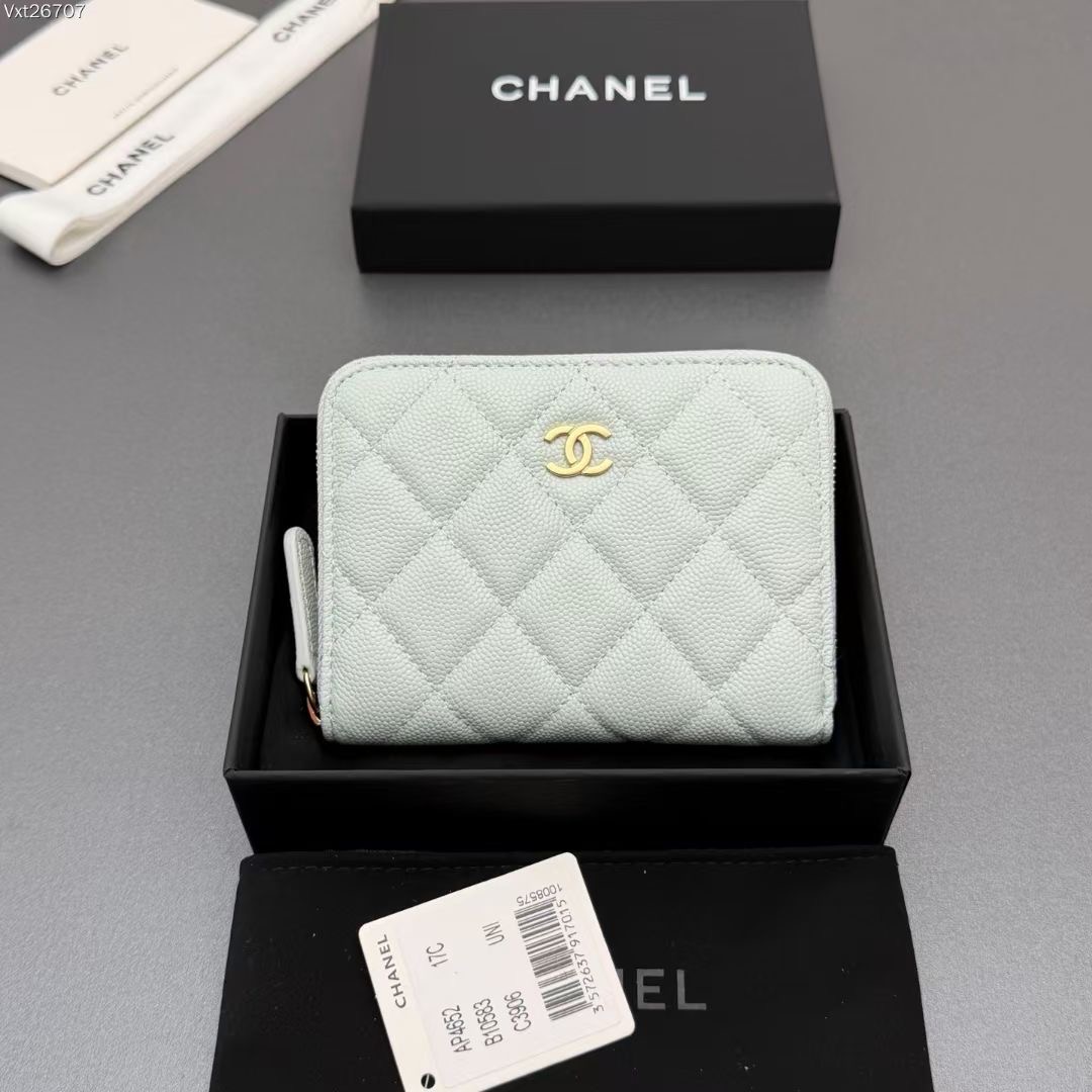 CHANEL短夾零錢包頂級2026年度品質細緻耐用法式奢華百搭風精品包款