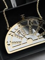 CHANEL 扇形晚宴鏈條包 一比一 2026 做工精良 百搭風 街頭時尚