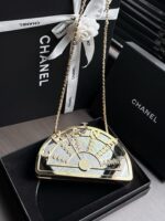 CHANEL 扇形晚宴鏈條包 一比一 2026 做工精良 百搭風 街頭時尚