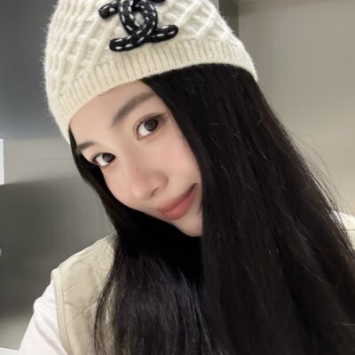CHANEL 菱格針織雙C毛帽高仿 2026 品質細緻耐用 秋冬保暖 法式奢華